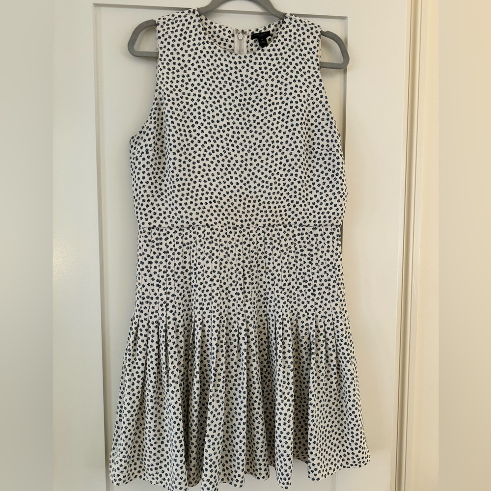 Ann Taylor Pleated Mini Dress